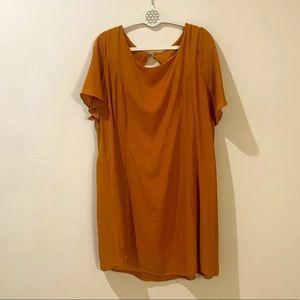 Mustard summer dress